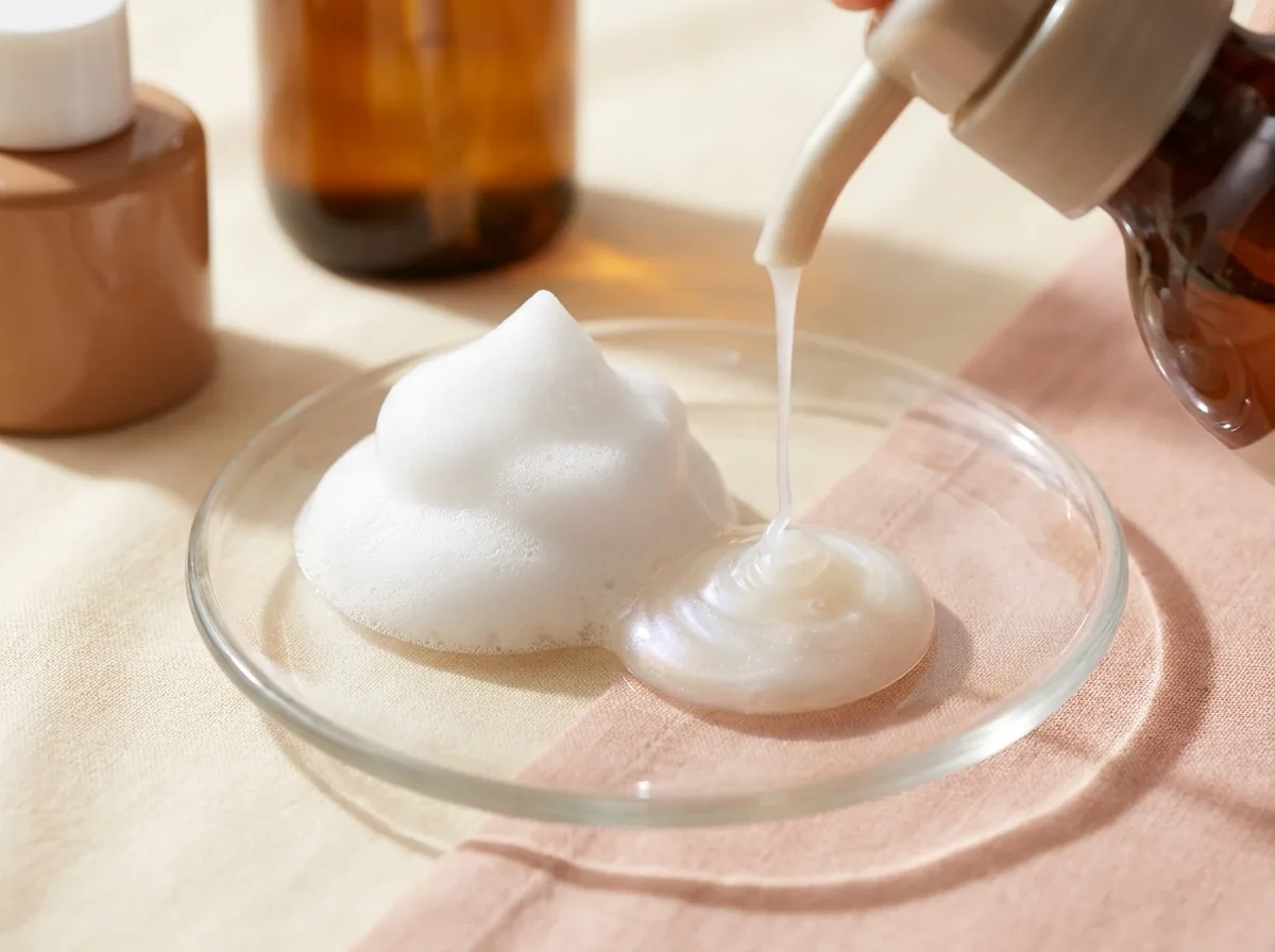 Shampoo texture and lather