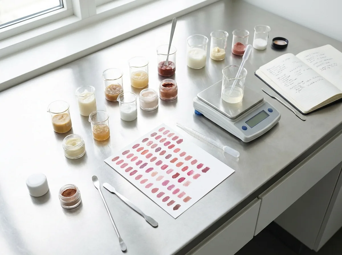 Formula and swatches